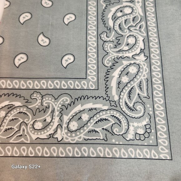 Pink Purple Gray Colorful Bandanas 21x21 Inch Square Western Style - Picture 3 of 9